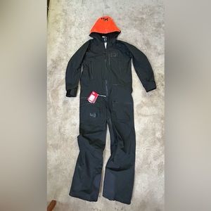 Men's Black Ullr Chugach Infinity Powder Ski Suit
